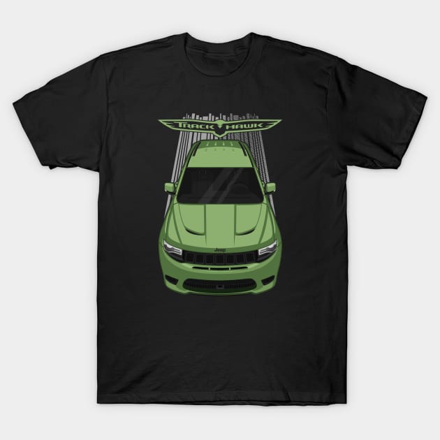 Jeep Grand Cherokee Trackhawk - Green Metallic T-Shirt by V8social